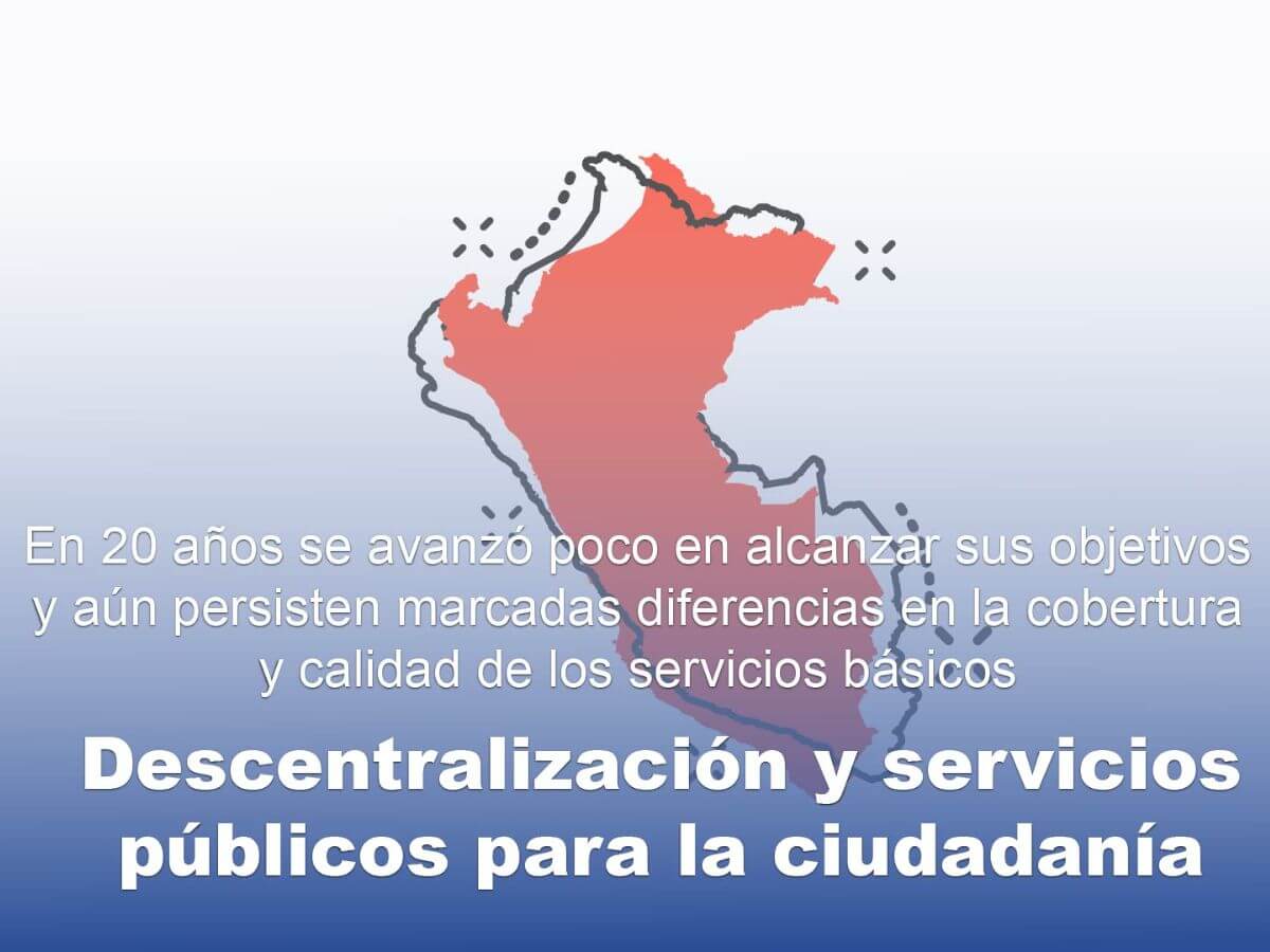 descentralización en el peru